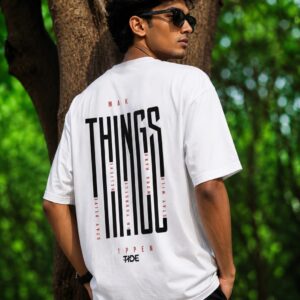 TIDE White T shirt TMO006