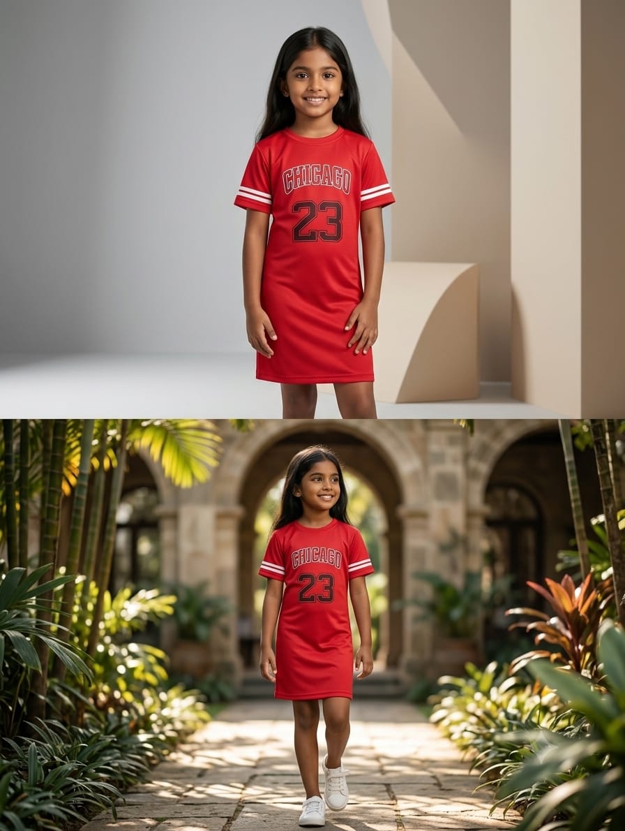 Kids T shirt Frocks TMO016 - Image 6